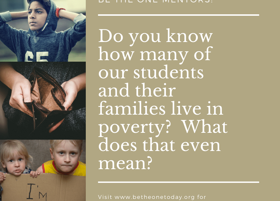 How many of our students and their families live in poverty?